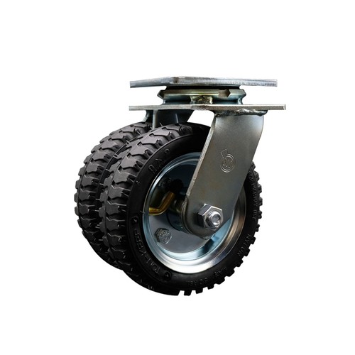 Inch dual pneumatic wheels - 6,