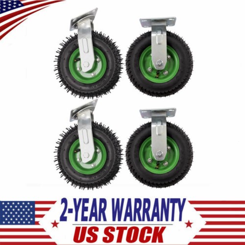 4pcs pneumatic air tire - 8",